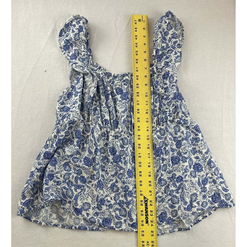 Old Navy Cottagecore Floral Peplum Tank Top Womens Large - Picture 4 of 6